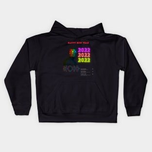 colorful new year Kids Hoodie